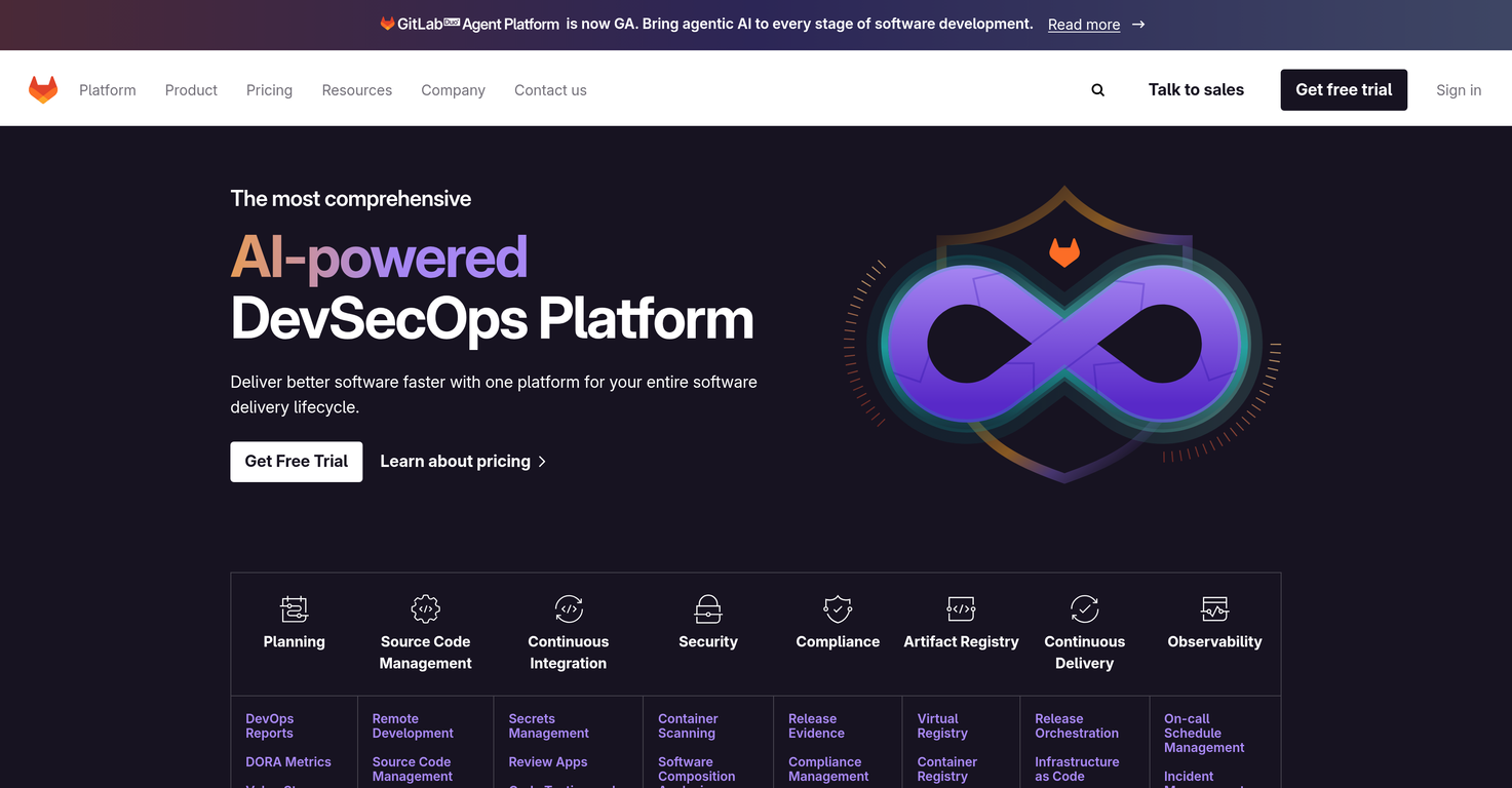 GitLab website