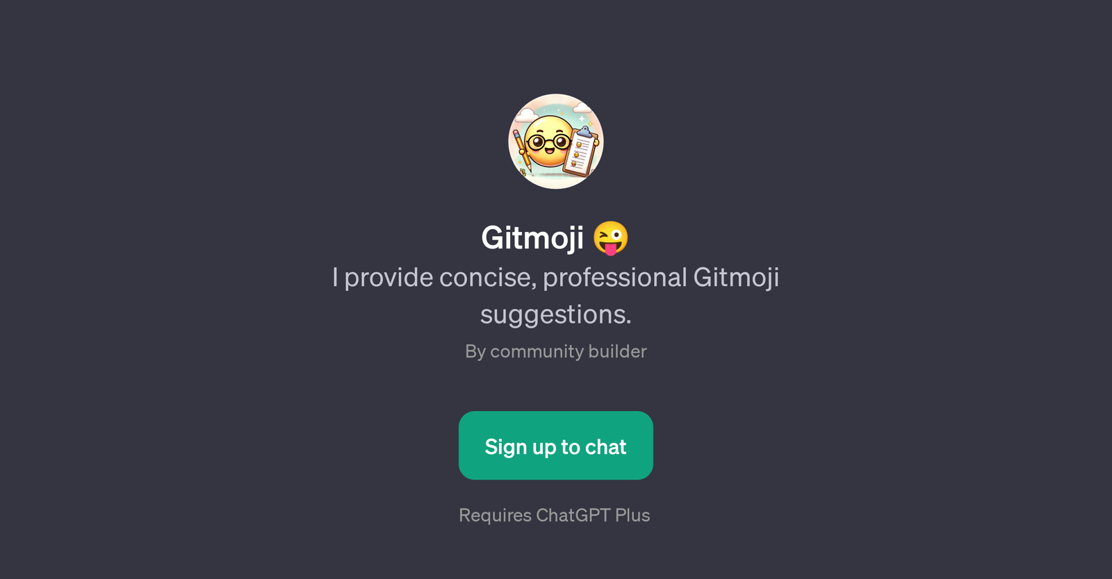 Gitmoji  GPT website