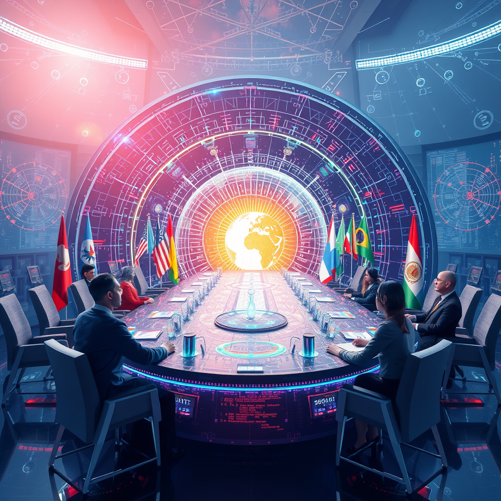 GLOBAL AI PARLIAMENT - HOLOGRAPHIC website