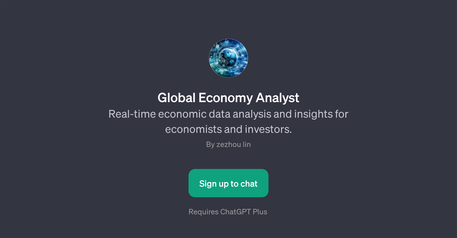 Global Economy Analyst website