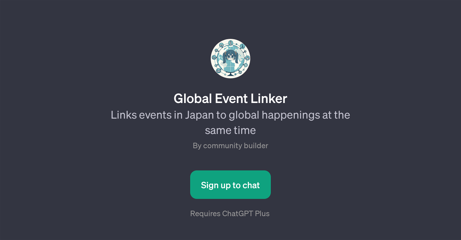 Global Event Linker website