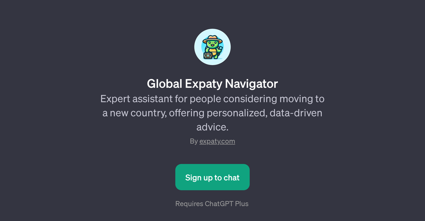 Global Expaty Navigator website