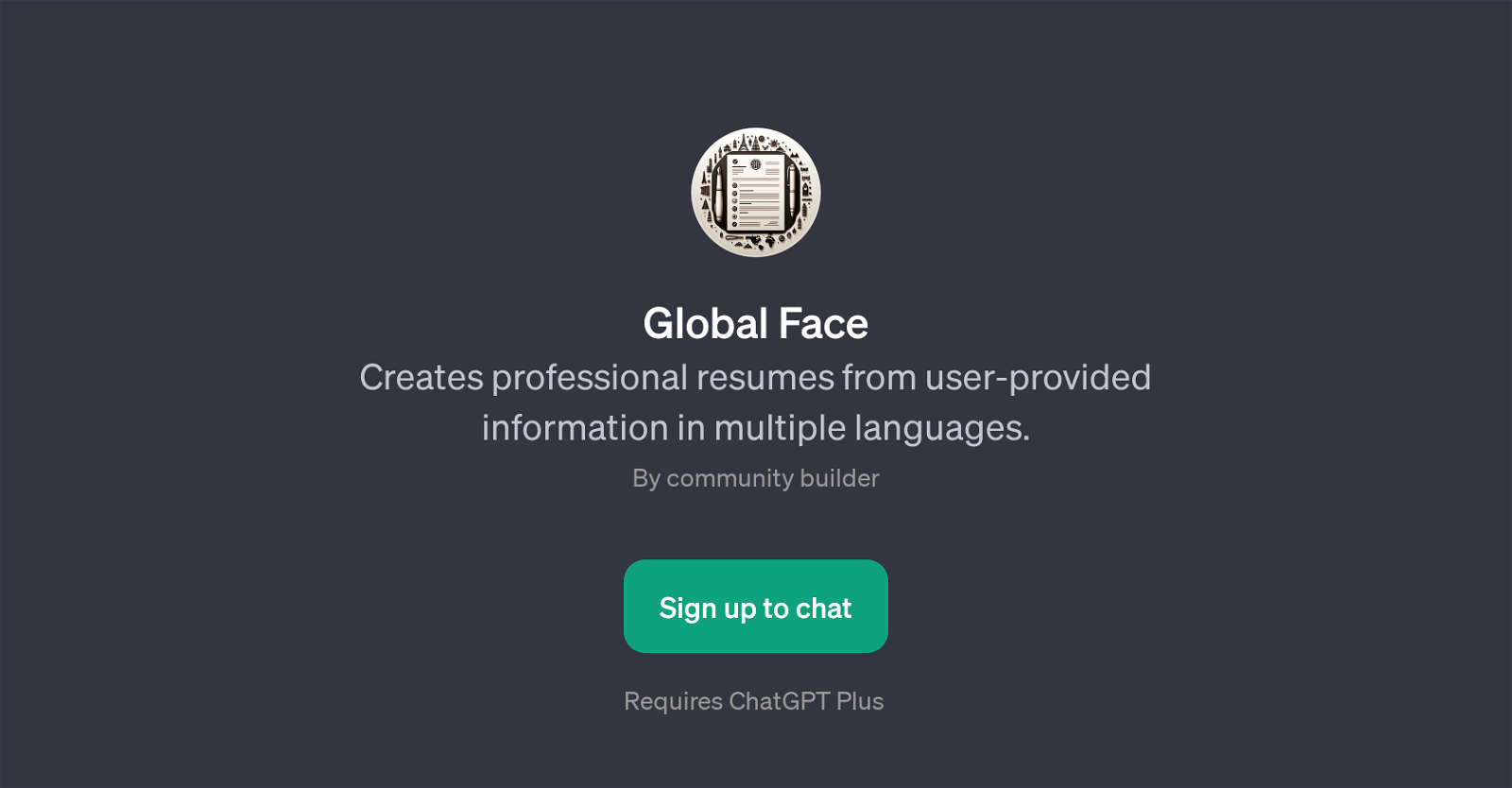 Global Face website