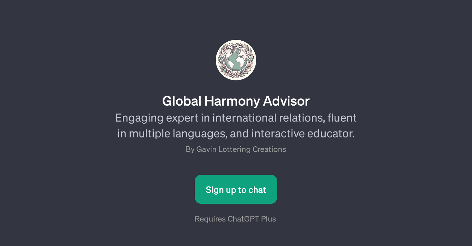 Global Harmony Advisor website