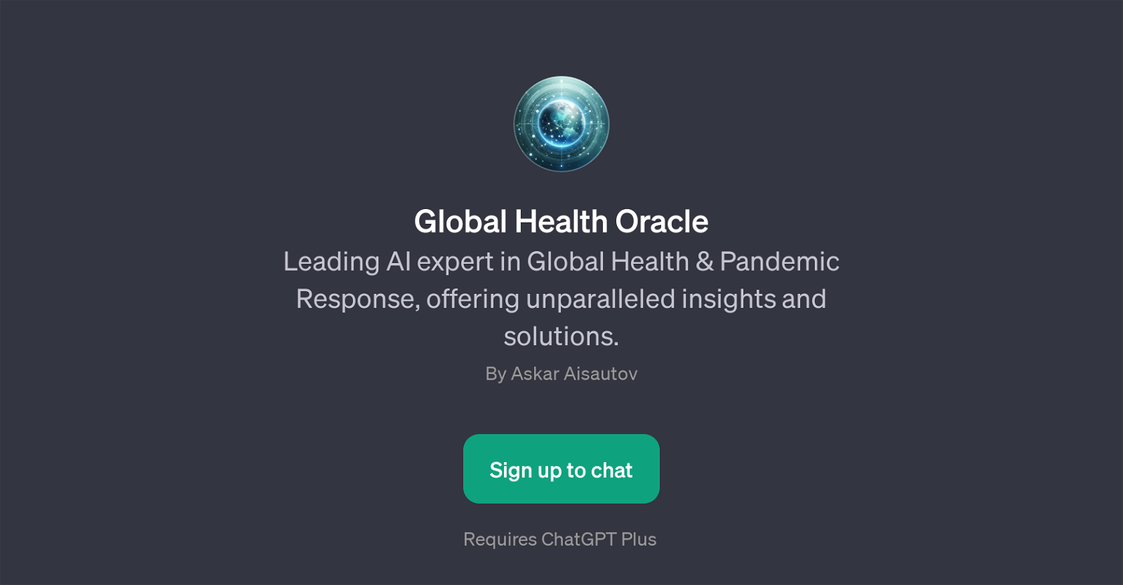 Global Health Oracle website