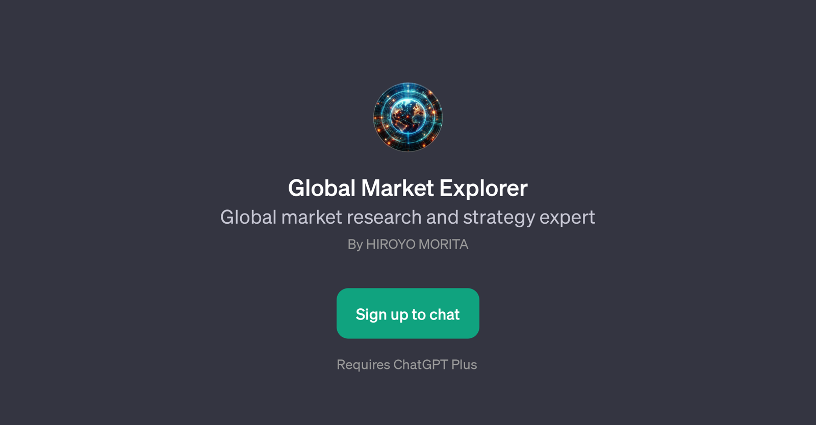 Global Market Explorer website