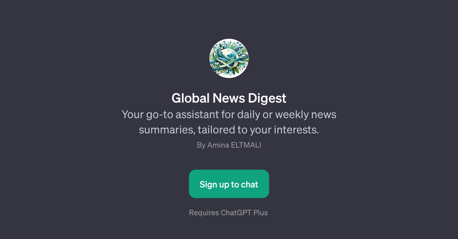 Global News Digest website