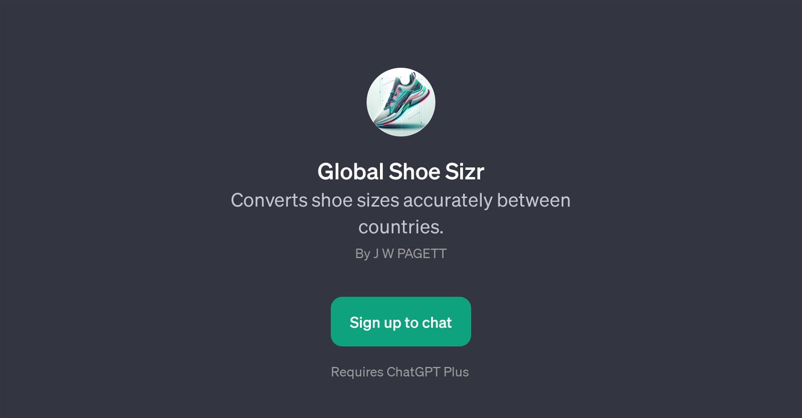 Global Shoe Sizr website