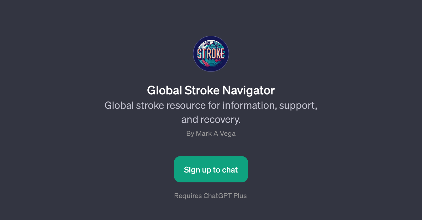 Global Stroke Navigator website