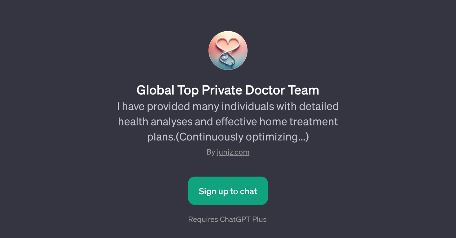 Global Top Private Doctor Team website