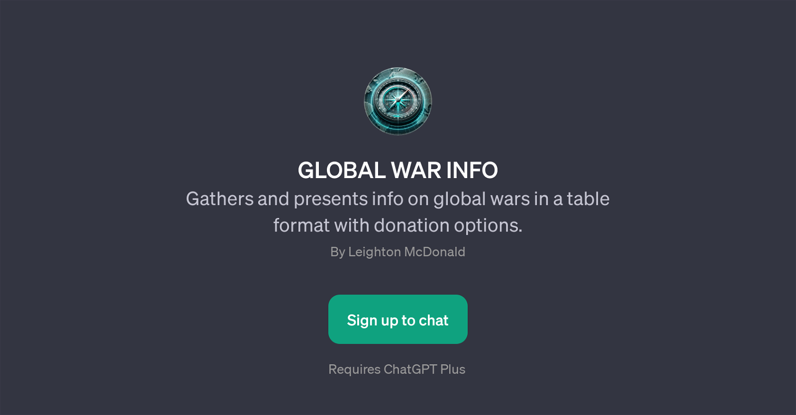 GLOBAL WAR INFO website