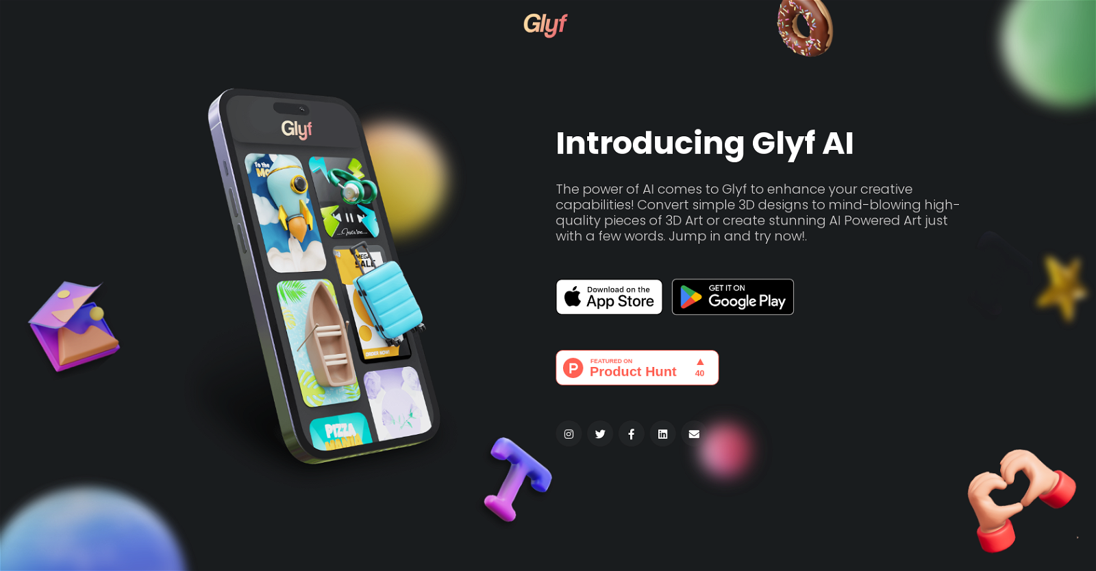 Glyf website
