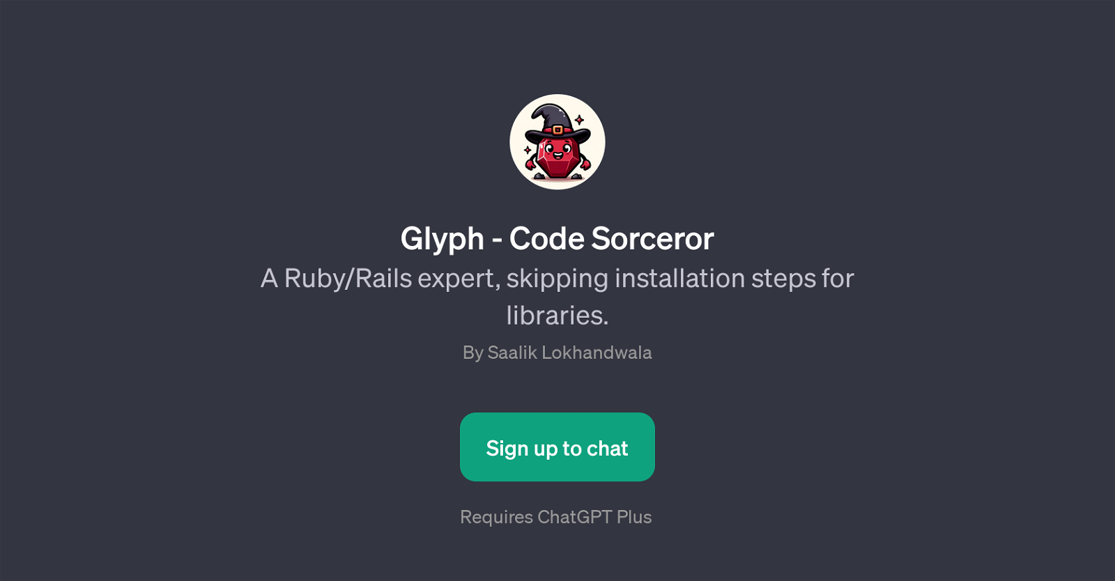 Glyph - Code Sorceror website