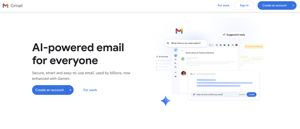 Gmail website