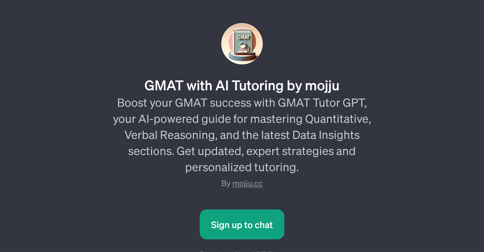GMAT Tutor GPT by mojju website