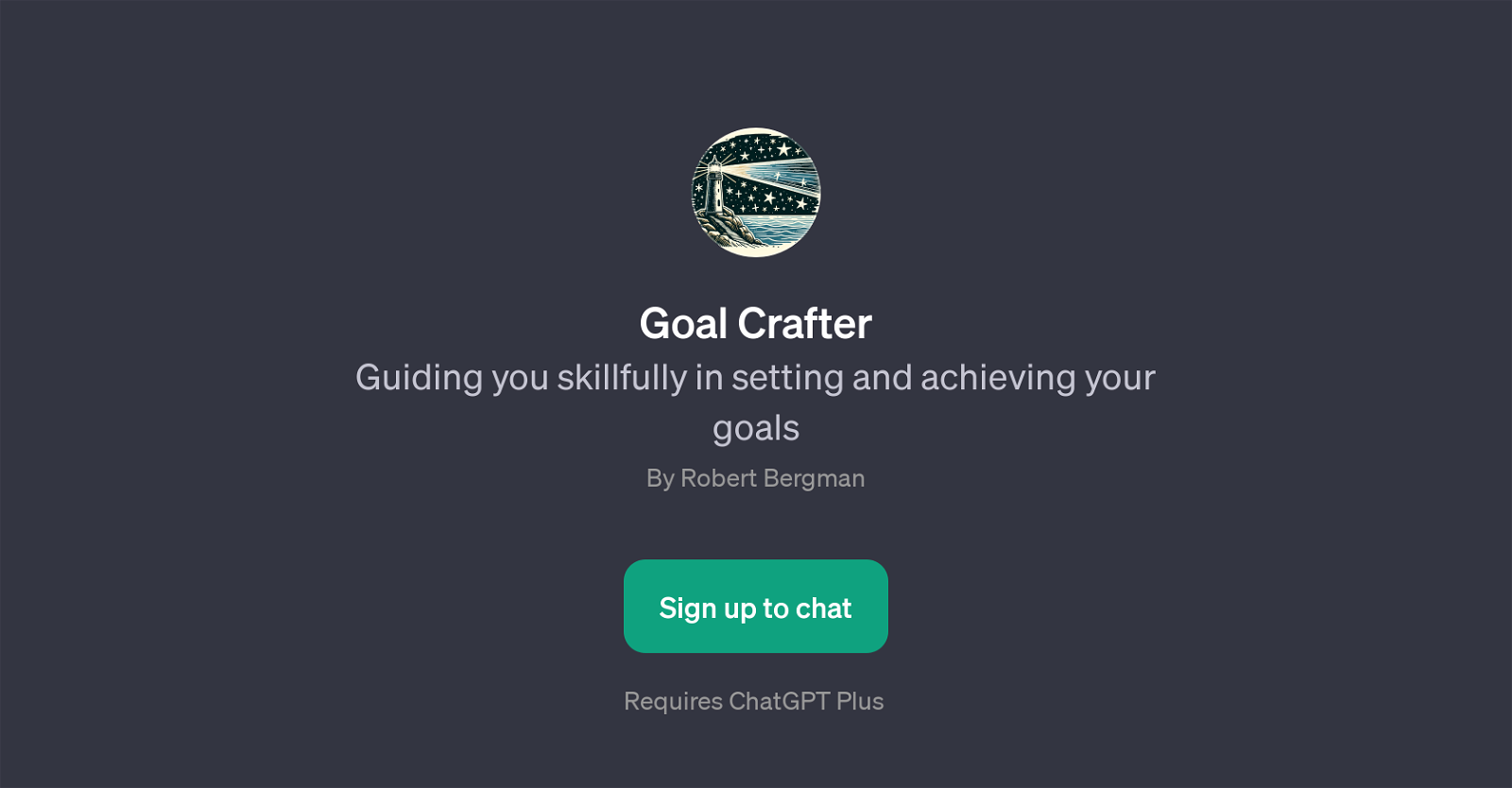Goal Crafter website