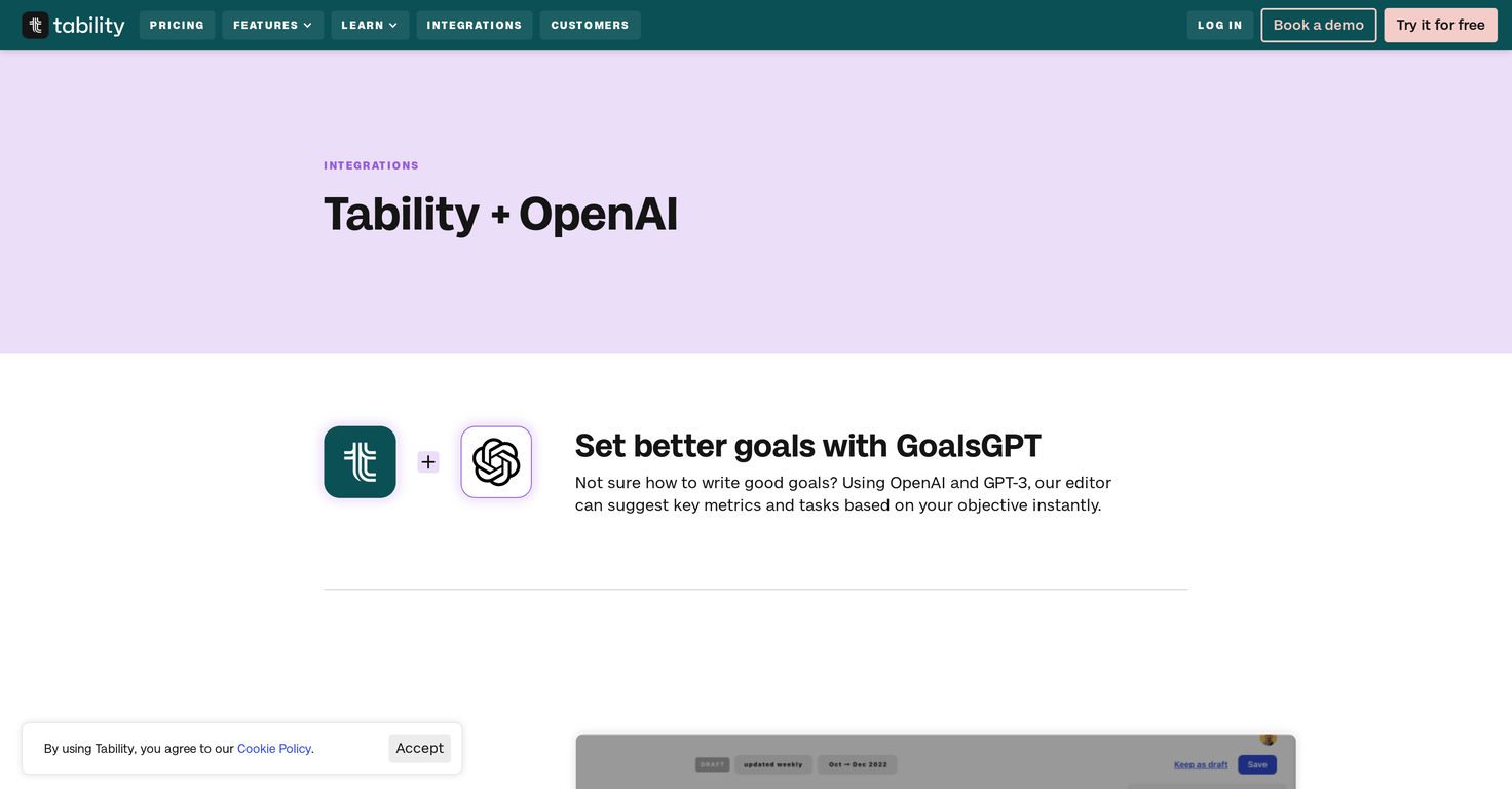 GoalsGPT  website