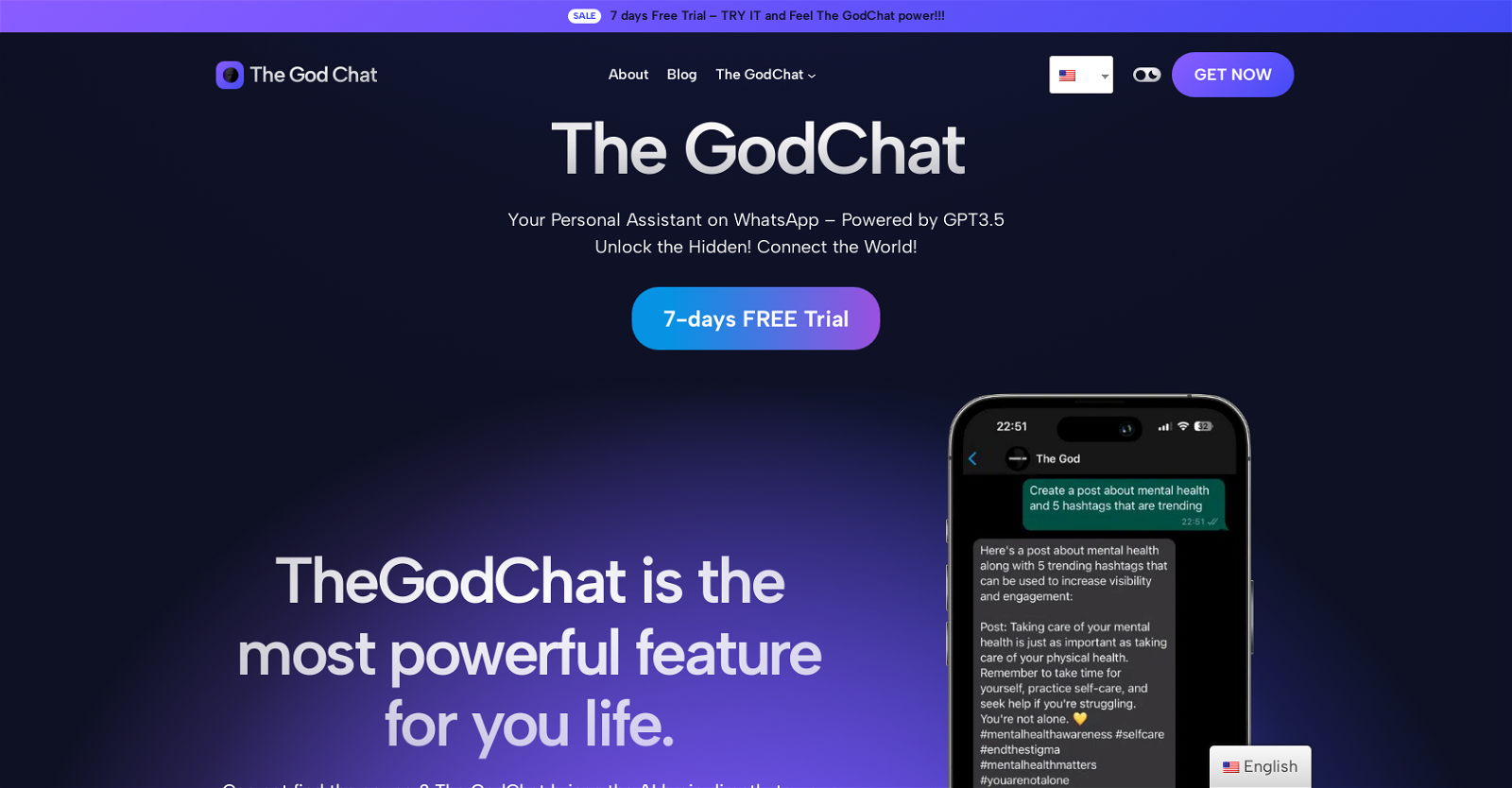 GodChat website