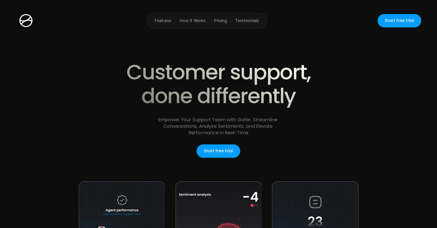Gofer website