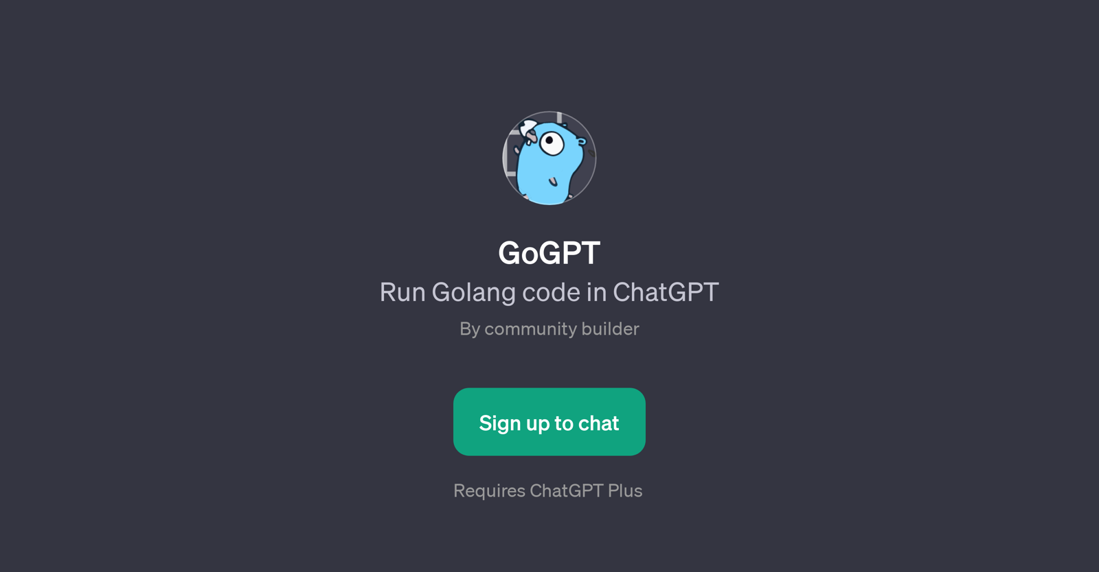 GoGPT website