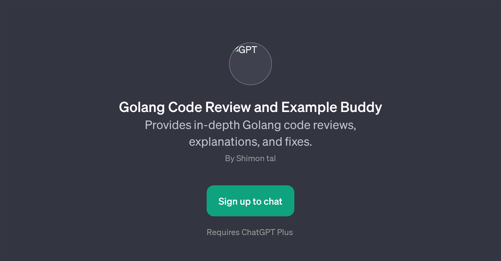 Golang Code Review and Example Buddy website