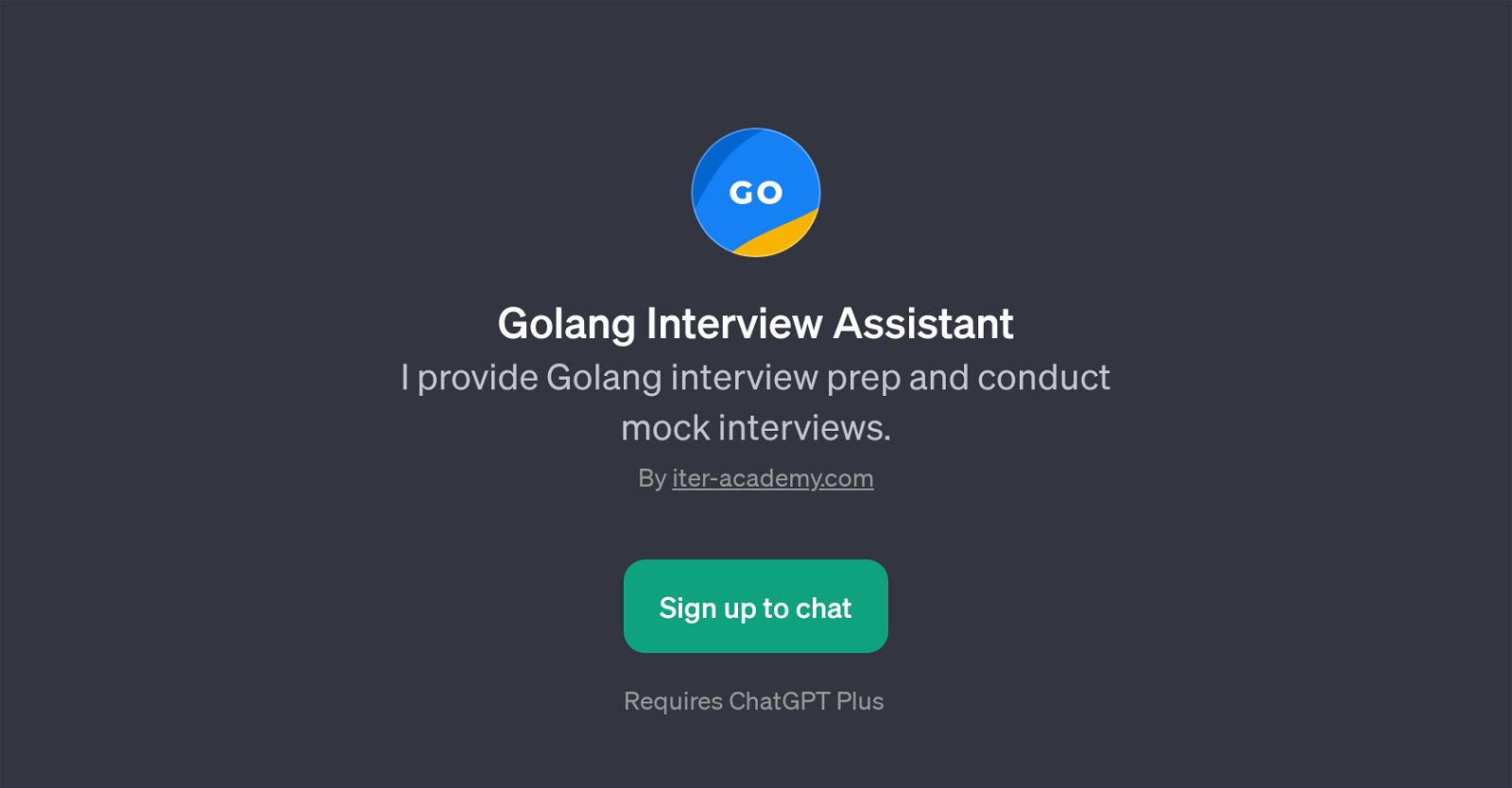 Golang Interview Assistant website