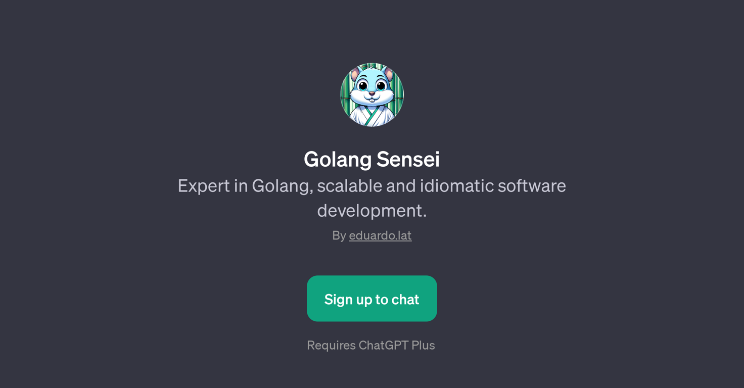 Golang Sensei website