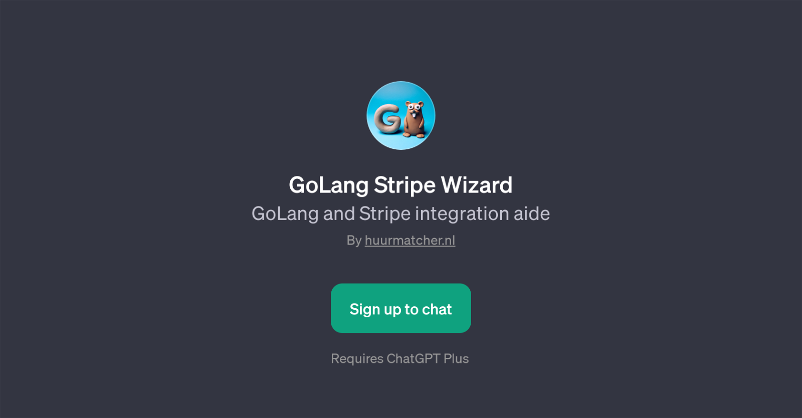 GoLang Stripe Wizard website