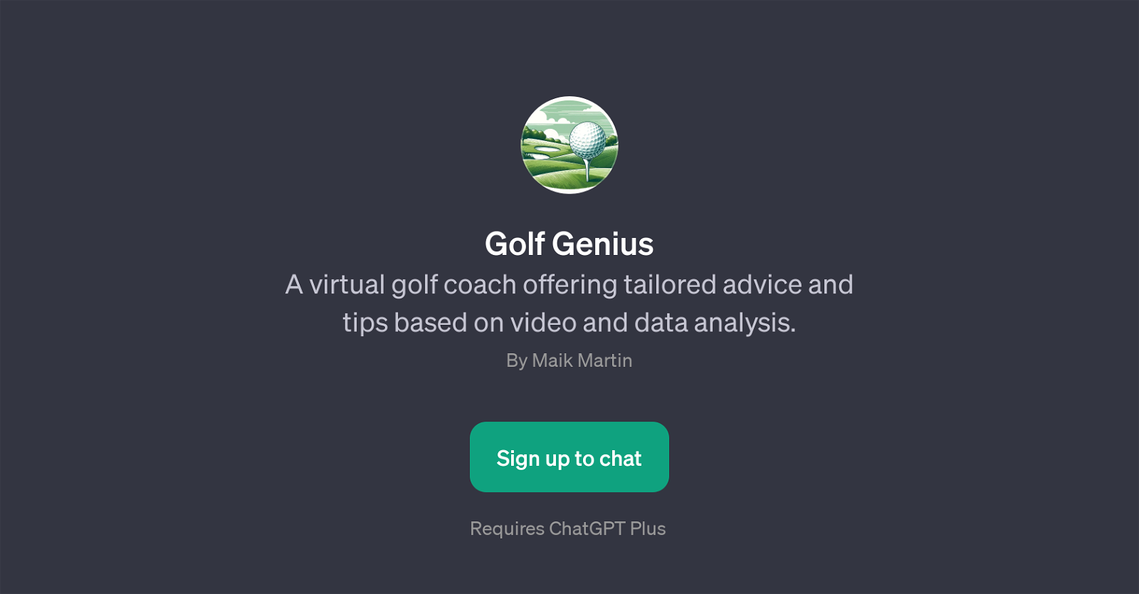 Golf Genius website