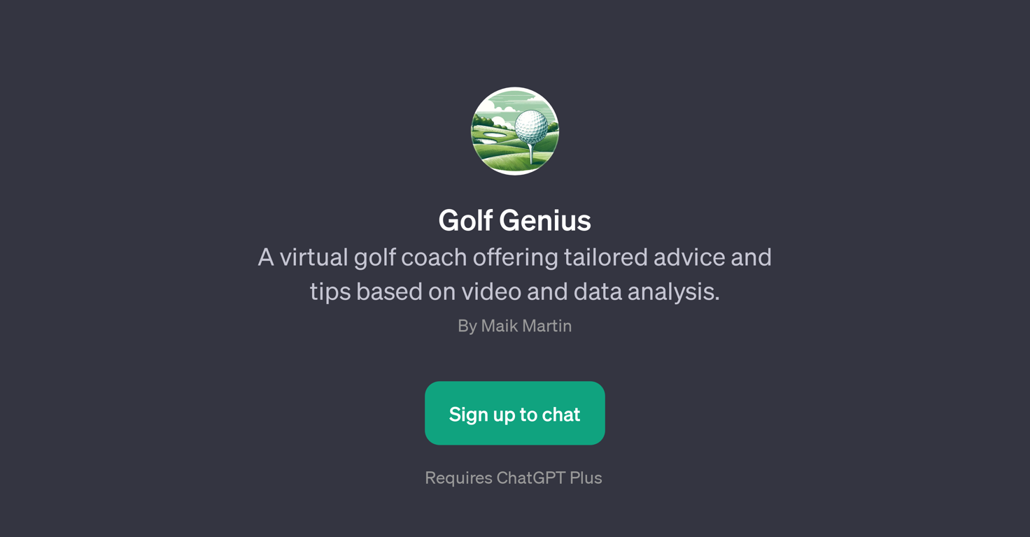 Golf Genius website
