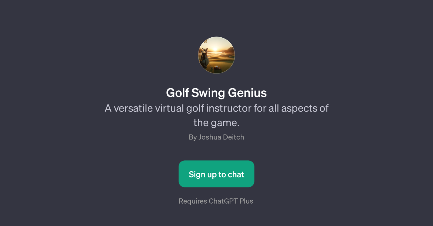 Golf Swing Genius website