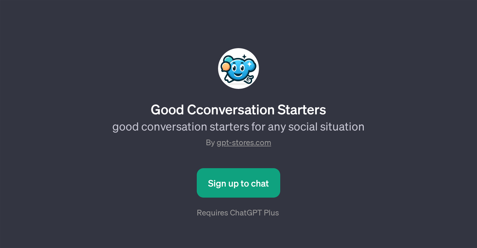 Good Conversation Starters website