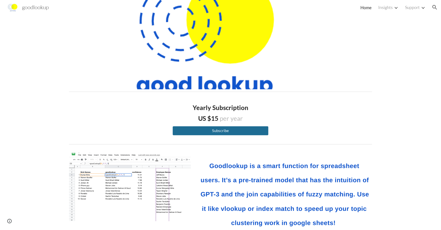 Goodlookup website