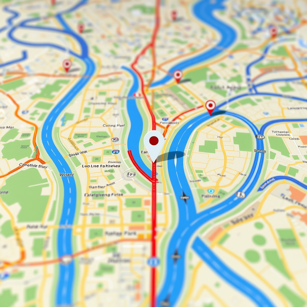 Google maps marks website