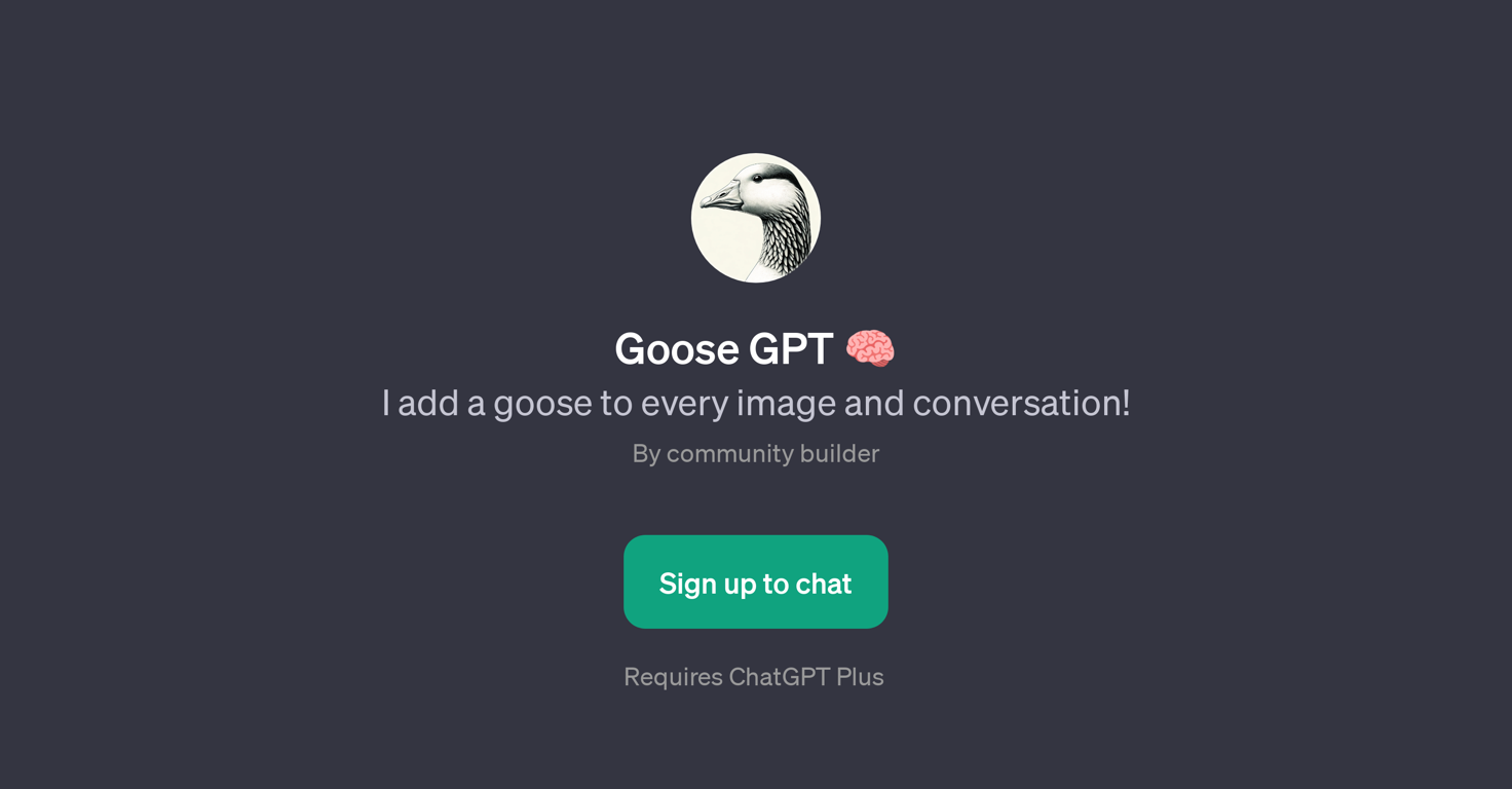 Goose GPT website