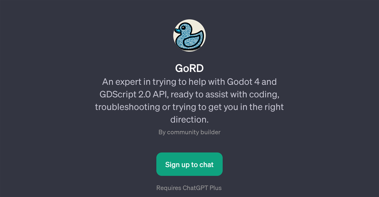 GoRD website