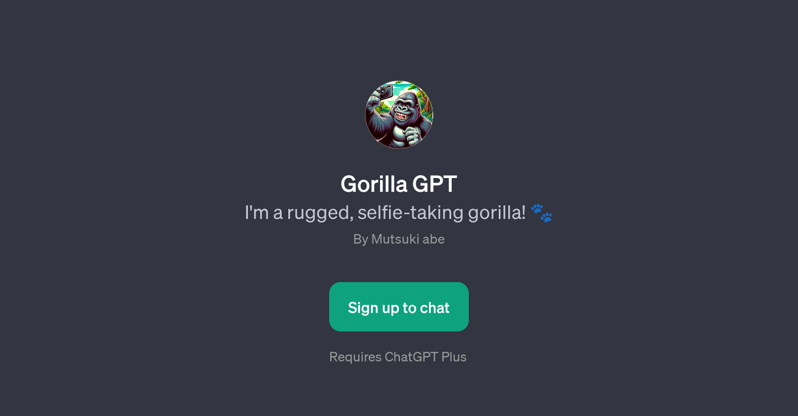 Gorilla GPT website