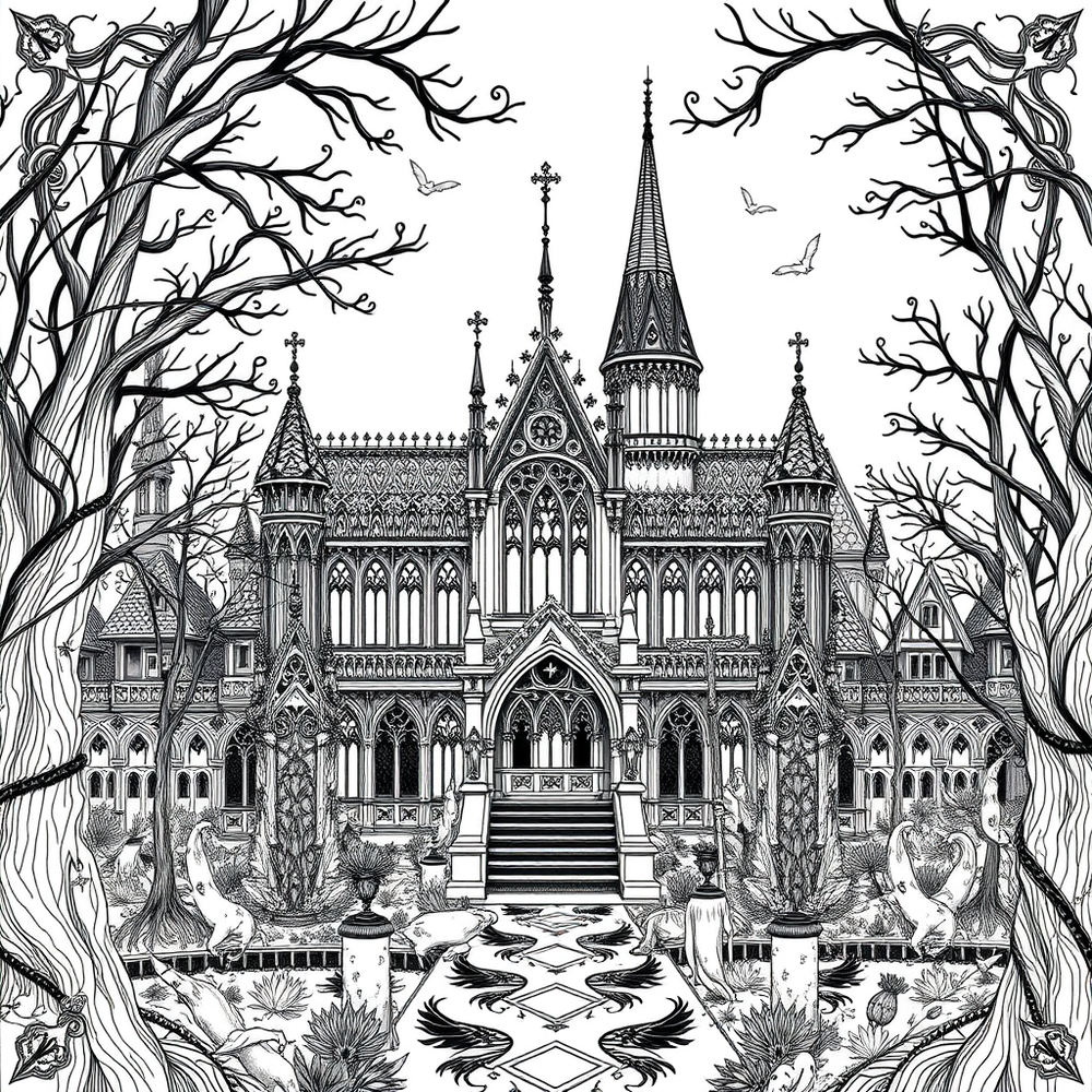 Gothic&Horror coloring pages website