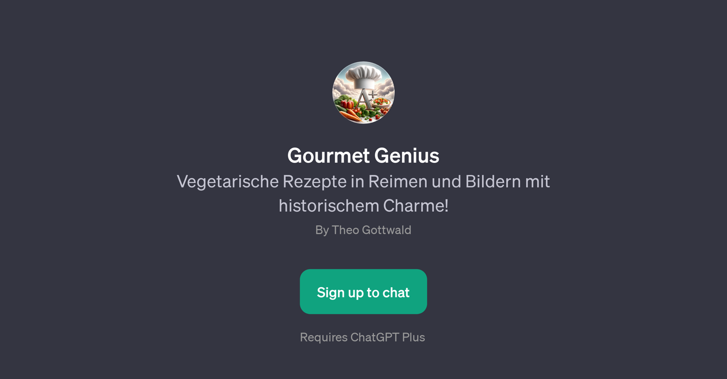 Gourmet Genius website