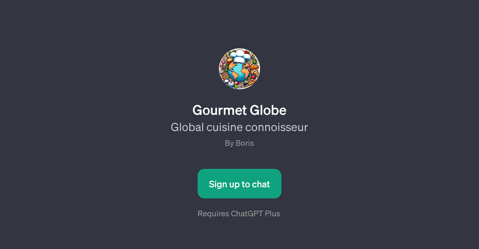 Gourmet Globe website