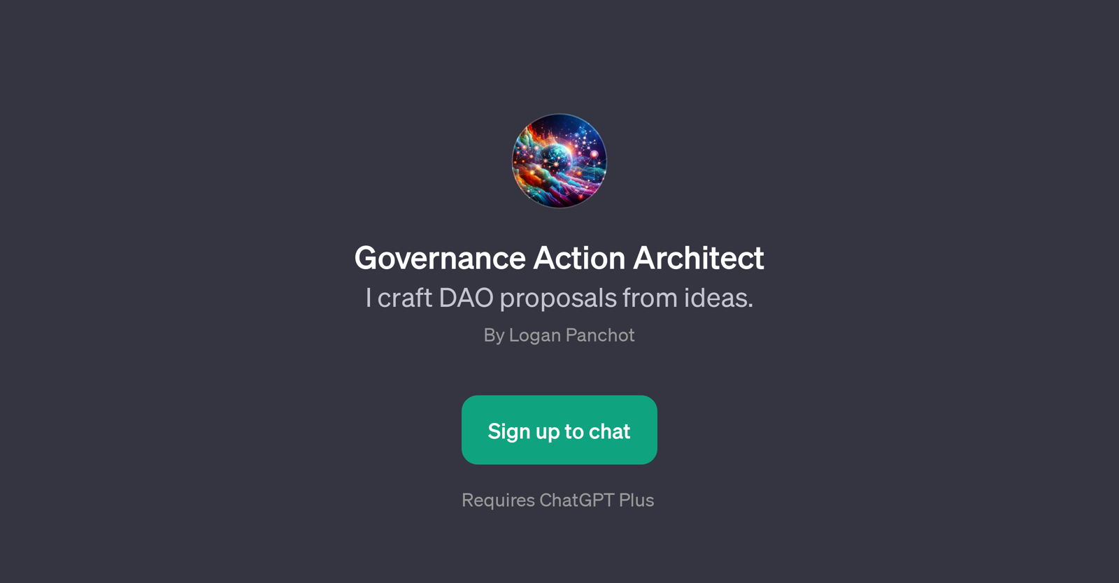 Governance Action Architect website