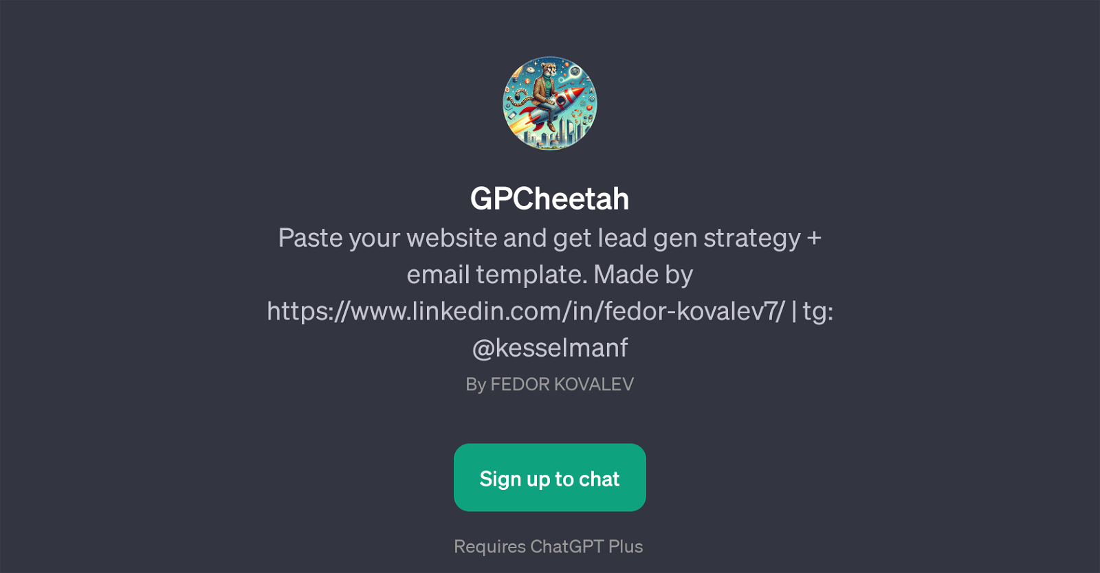 GPCheetah website