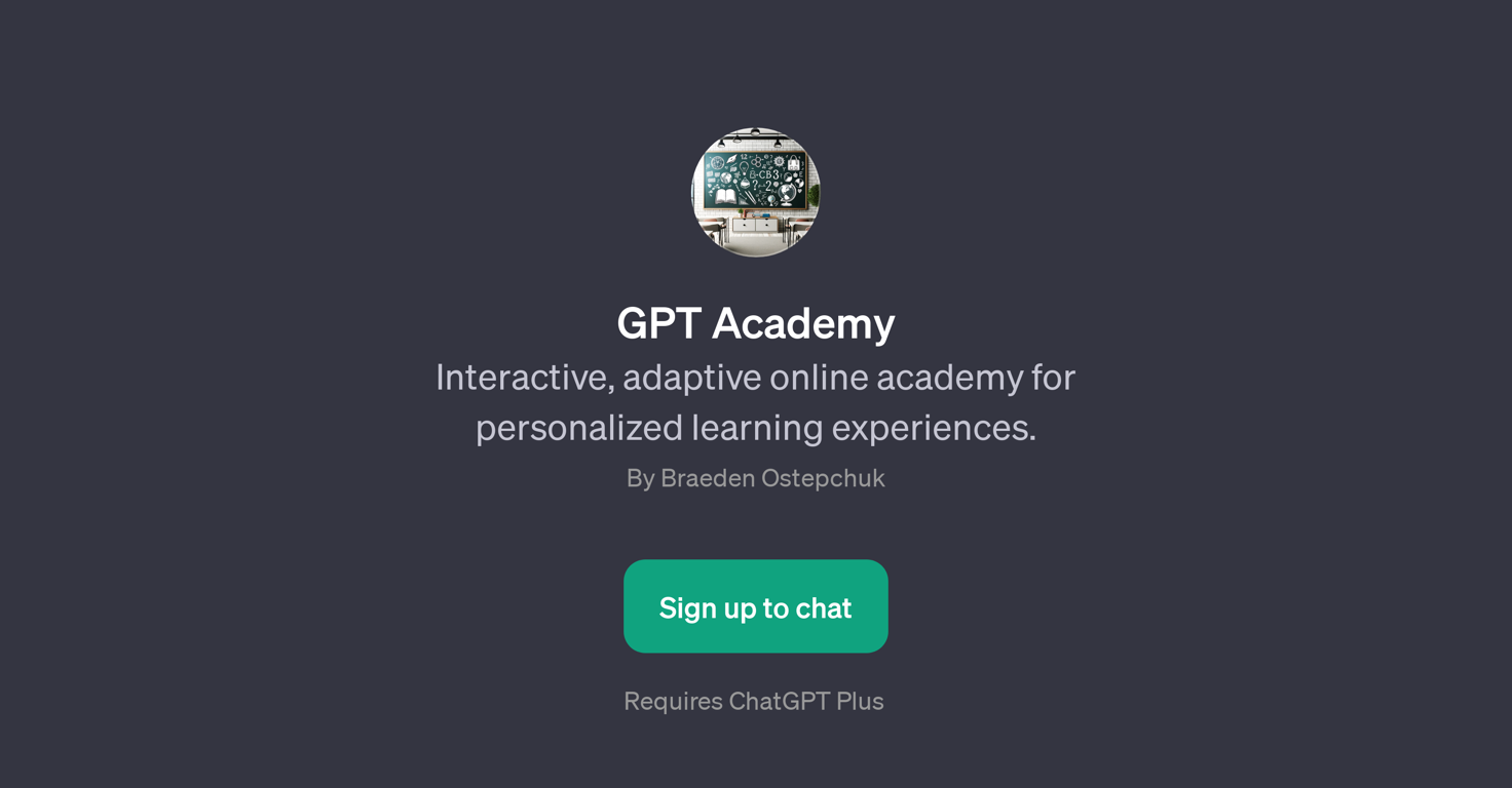 GPT Academy website