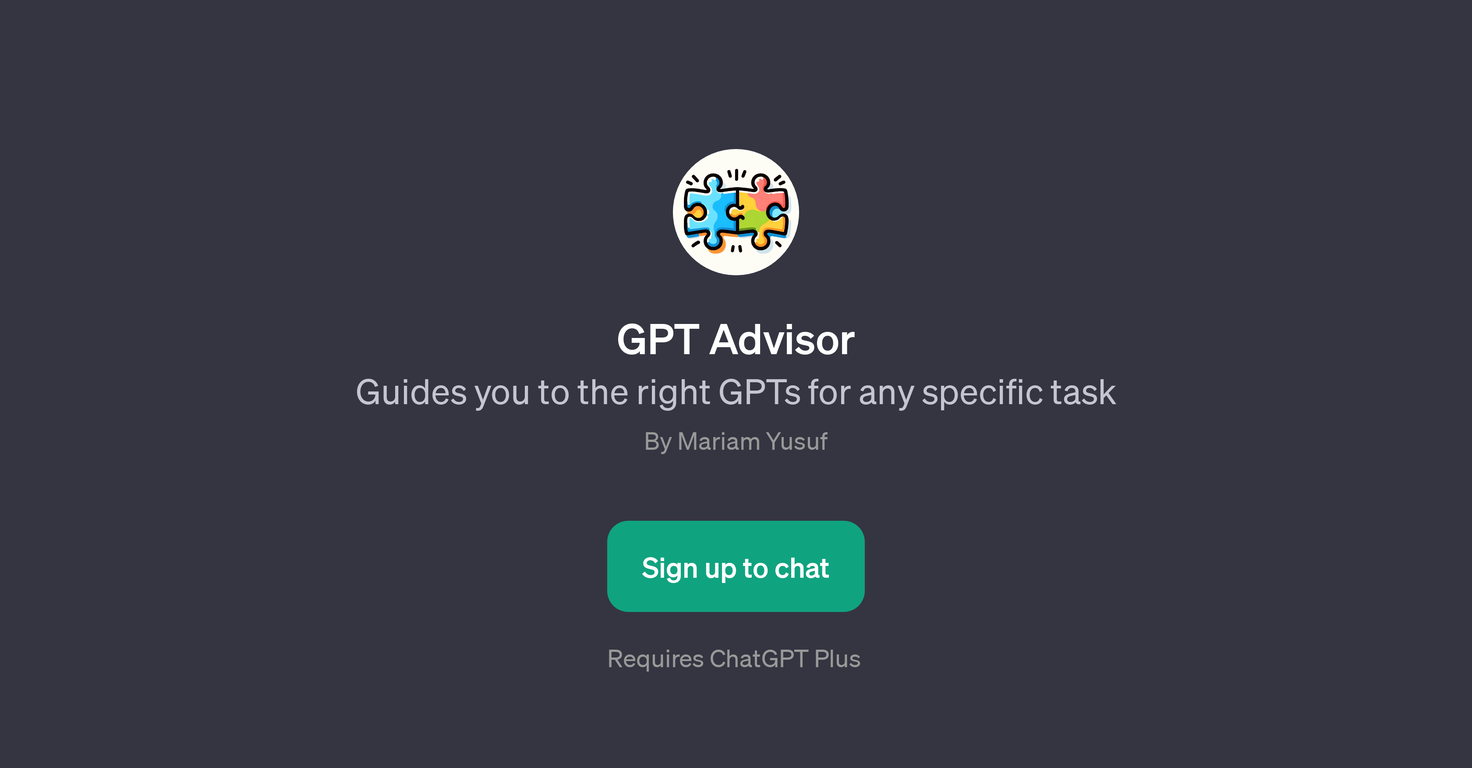 GPT Advisor website