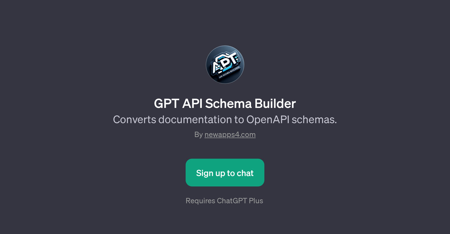 GPT API Schema Builder website