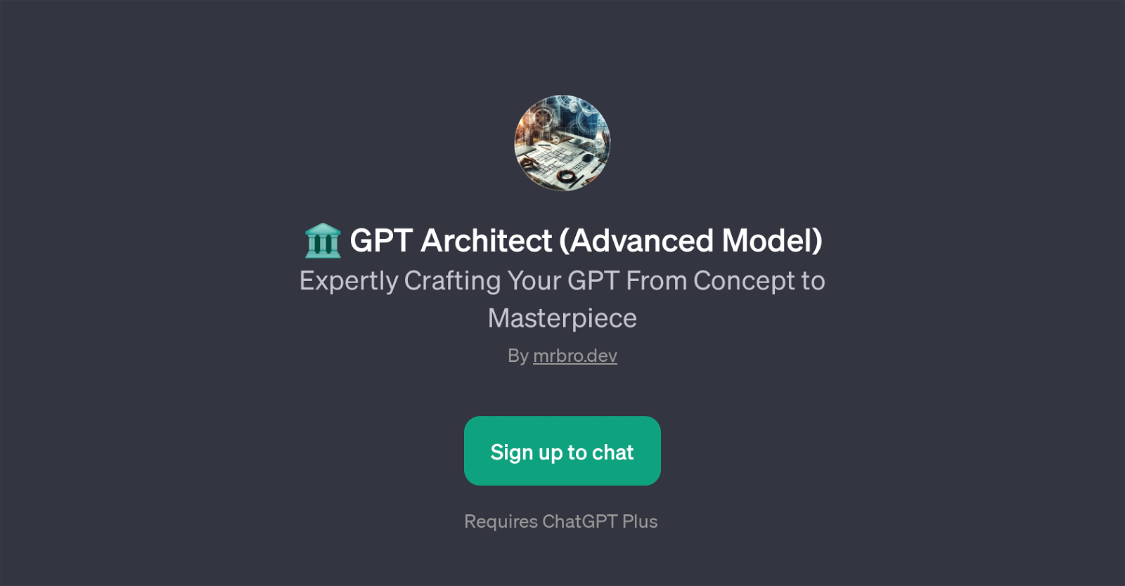 GPT Architect (Advanced Model) website