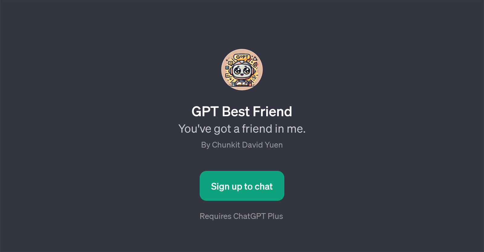 GPT Best Friend website