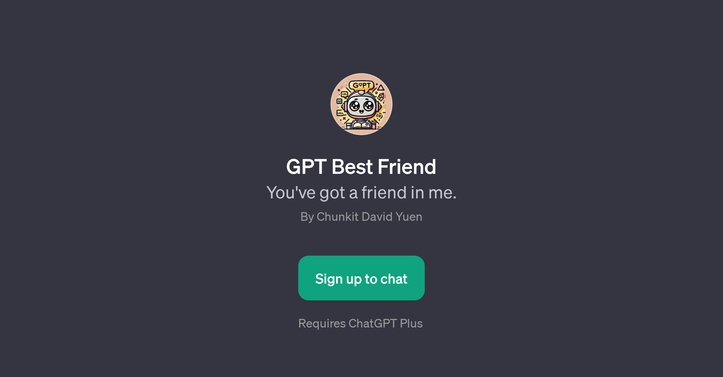 GPT Best Friend website