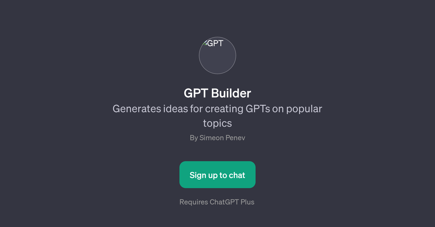 GPT Builder website