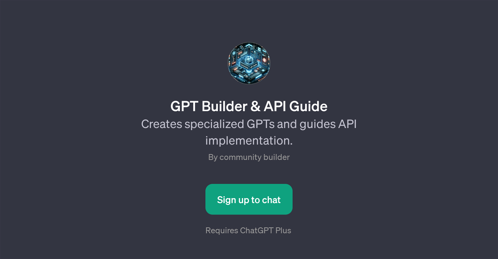 GPT Builder & API Guide website